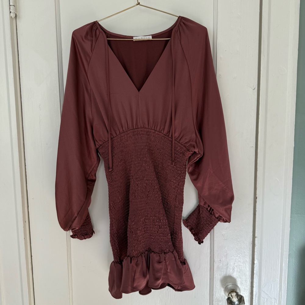 Karlie rose gold dress